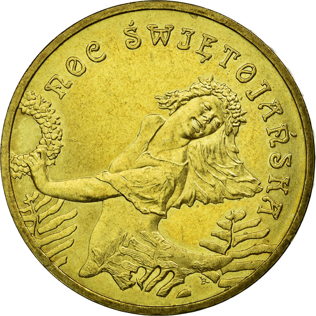Coin, Poland, 2 Zlote, 2006, Warsaw, EF(40-45), Brass, KM:532