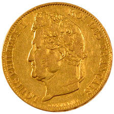 FRANCE, Louis-Philippe, 20 Francs, 1836, Paris, KM #750.1, EF(40-45), Gold,...