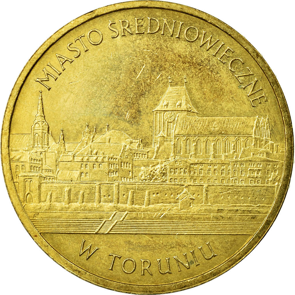 Moneda, Polonia, 2 Zlote, 2007, Warsaw, MBC, Latón, KM:622