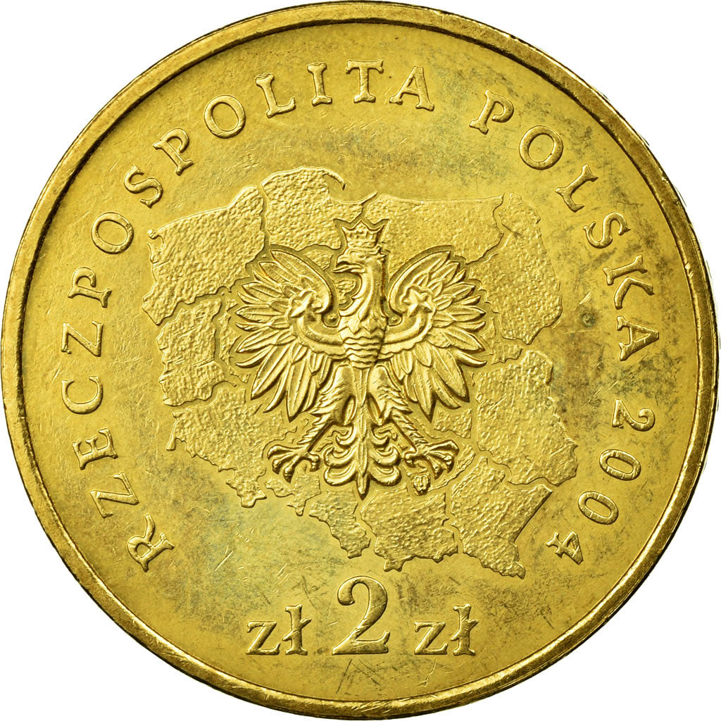Coin, Poland, Slaskie (Silesia) District, 2 Zlote, 2004, Warsaw, EF(40-45)