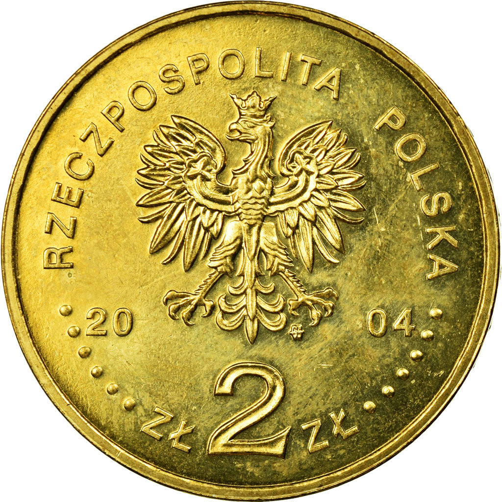 Coin, Poland, Warsaw Fine Arts Academy Centennial, 2 Zlote, 2004, Warsaw