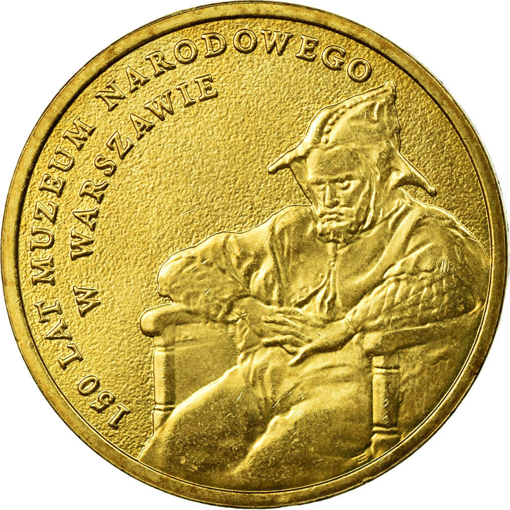 Coin, Poland, National Museum in Warsaw, 150th Anniversary, 2 Zlote, 2012