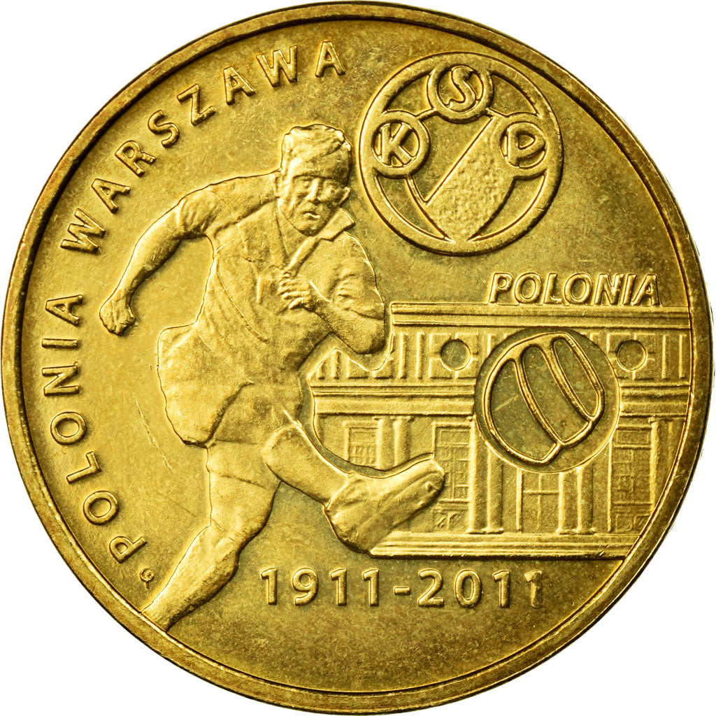 Moneta, Polska, Polonia Warszawa football club, 2 Zlote, 2011, Warsaw