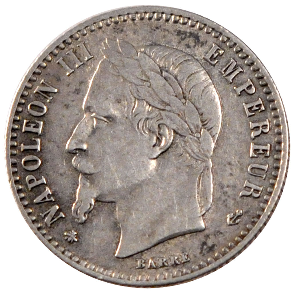 Francia, Napoleon III, Napoléon III, 50 Centimes, 1864, Paris, BB, Argento,...