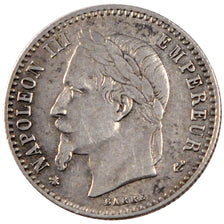 Francia, Napoleon III, Napoléon III, 50 Centimes, 1864, Paris, BB, Argento,...