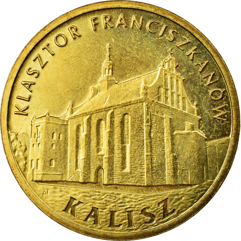 Moneda, Polonia, Kalisz, 2 Zlote, 2011, Warsaw, MBC, Latón, KM:806