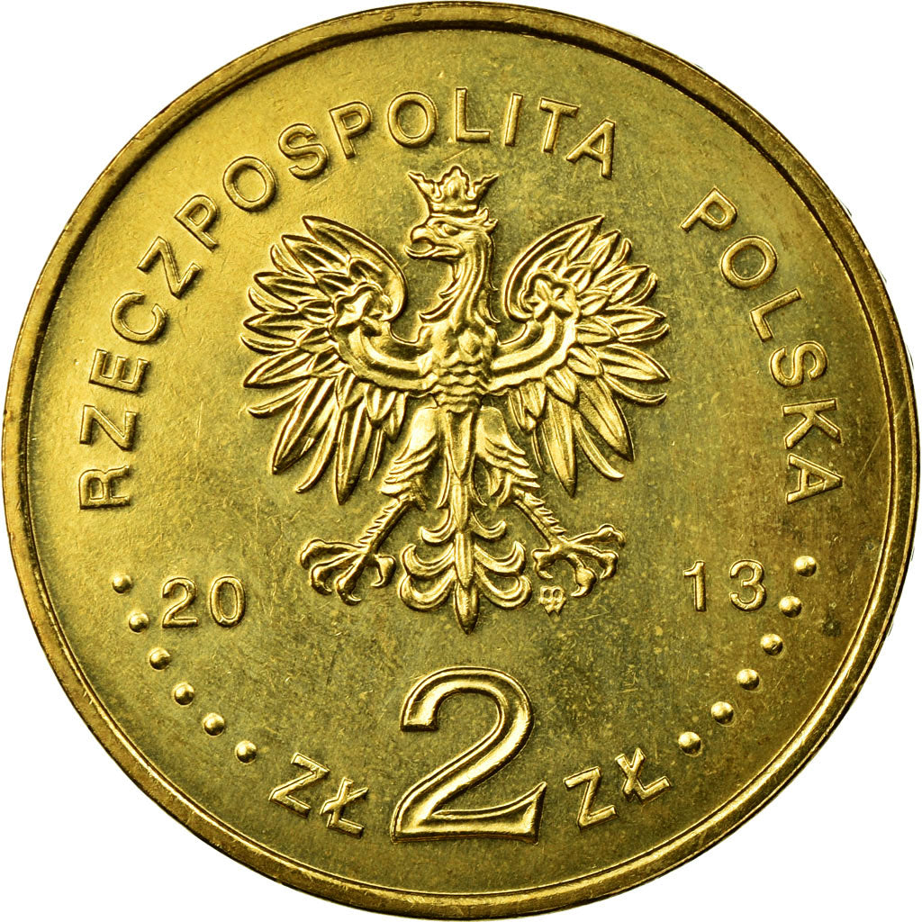 Coin, Poland, Polish Theatre, 100th Anniversary, 2 Zlotych, 2013, Warsaw