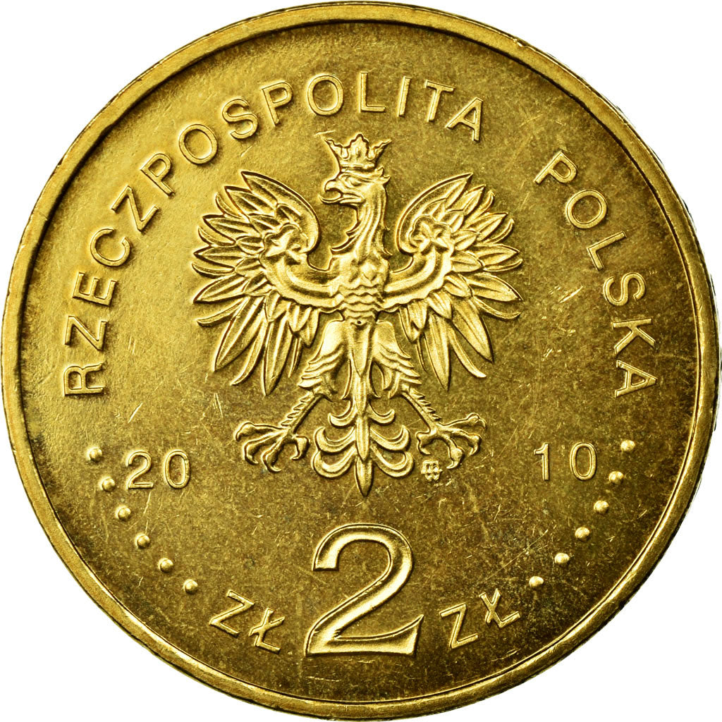Coin, Poland, Katyn Crime, 2 Zlote, 2010, Warsaw, EF(40-45), Brass, KM:721