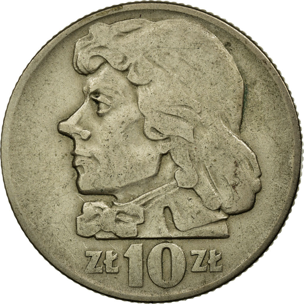 Münze, Polen, Tadeusz Kosciuszko, 10 Zlotych, 1959, Warsaw, SS, Copper-nickel