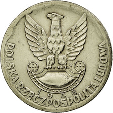 Moneta, Polonia, 25th Anniversary - Peoples Army, 10 Zlotych, 1968, Warsaw, MB+