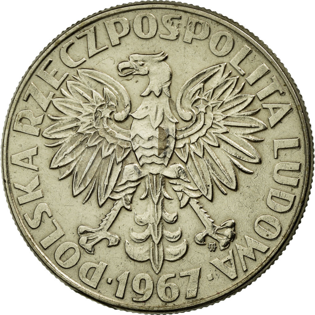Münze, Polen, Centennial - Birth of Marie Sklodowska Curie, 10 Zlotych, 1967