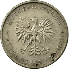 Moneda, Polonia, 10 Zlotych, 1985, Warsaw, BC+, Cobre - níquel, KM:152.1