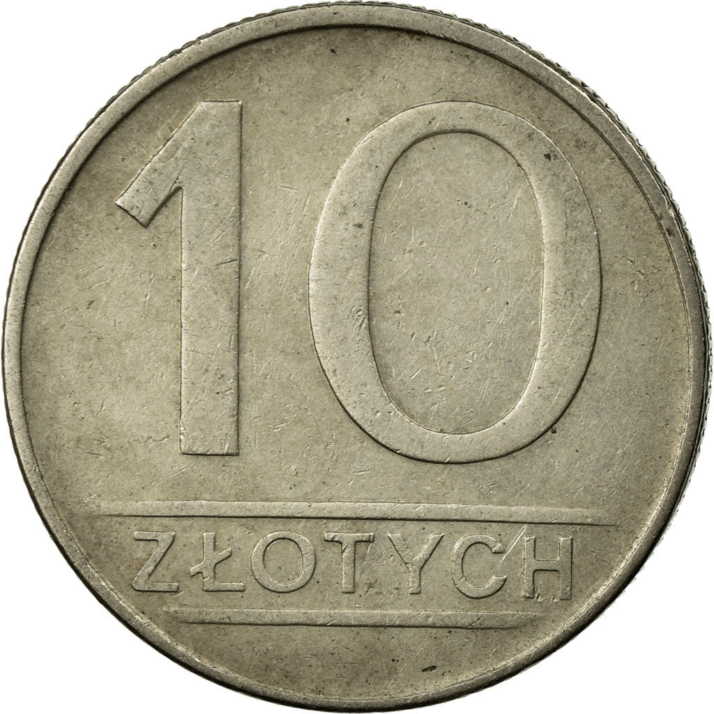 Moneda, Polonia, 10 Zlotych, 1985, Warsaw, BC+, Cobre - níquel, KM:152.1