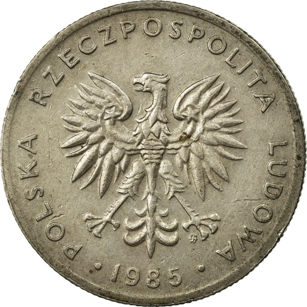 Coin, Poland, 20 Zlotych, 1985, Warsaw, VF(30-35), Copper-nickel, KM:153.1