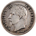 FRANCE, Napoléon III, 50 Centimes, 1867, Paris, KM #814.1, VF(30-35), Silver, 18
