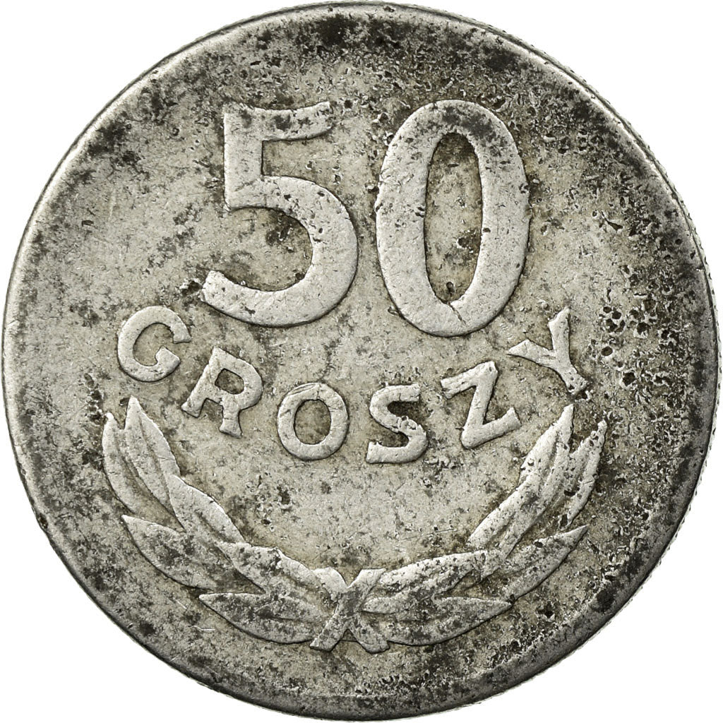Monnaie, Pologne, 50 Groszy, 1965, Warsaw, TB, Aluminium, KM:48.1