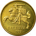 Coin, Lithuania, 50 Centu, 1999, AU(50-53), Nickel-brass, KM:108