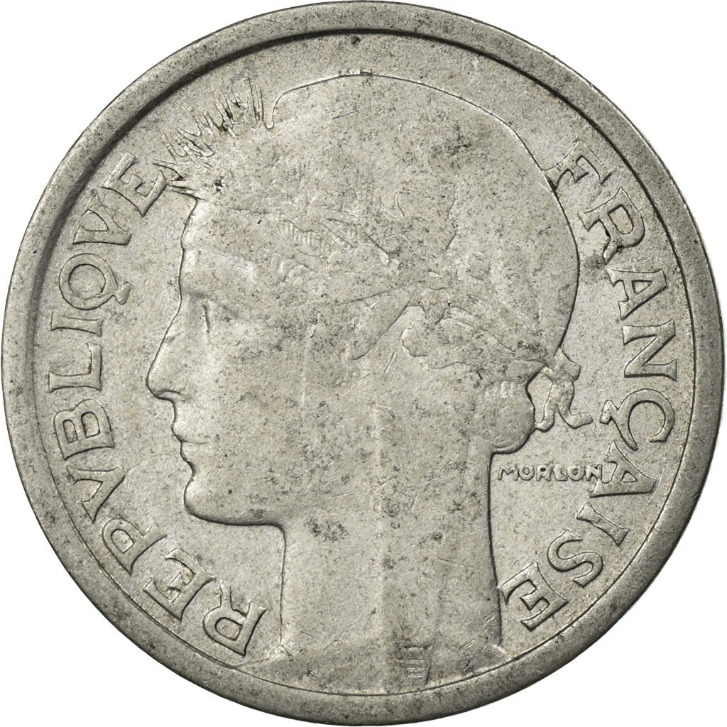 Coin, France, Morlon, Franc, 1948, EF(40-45), Aluminum, KM:885a.1, Gadoury:473b