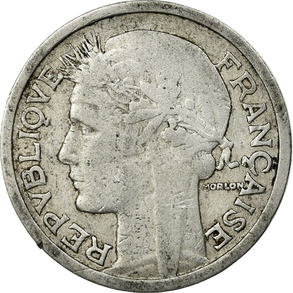 Coin, France, Morlon, Franc, 1950, VF(30-35), Aluminum, KM:885a.1, Gadoury:473b