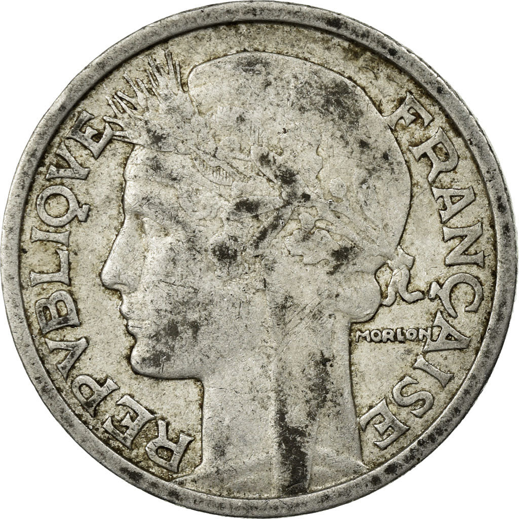 Coin, France, Morlon, 2 Francs, 1949, VF(20-25), Aluminum, KM:886a.1