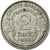 Coin, France, Morlon, 2 Francs, 1958, EF(40-45), Aluminum, KM:886a.1