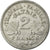 Coin, France, Bazor, 2 Francs, 1944, Beaumont - Le Roger, EF(40-45), Aluminum