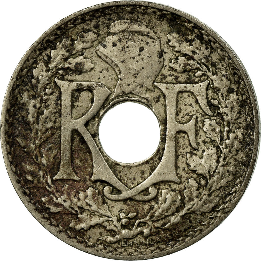 Coin, France, Lindauer, 5 Centimes, 1926, VF(30-35), Copper-nickel, KM:875