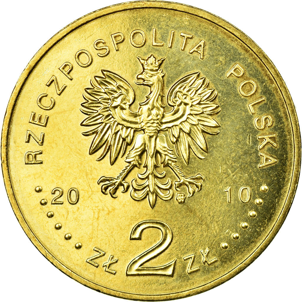 Coin, Poland, Battles of Grunwald and Kluszyn, 2 Zlote, 2010, Warsaw, AU(55-58)