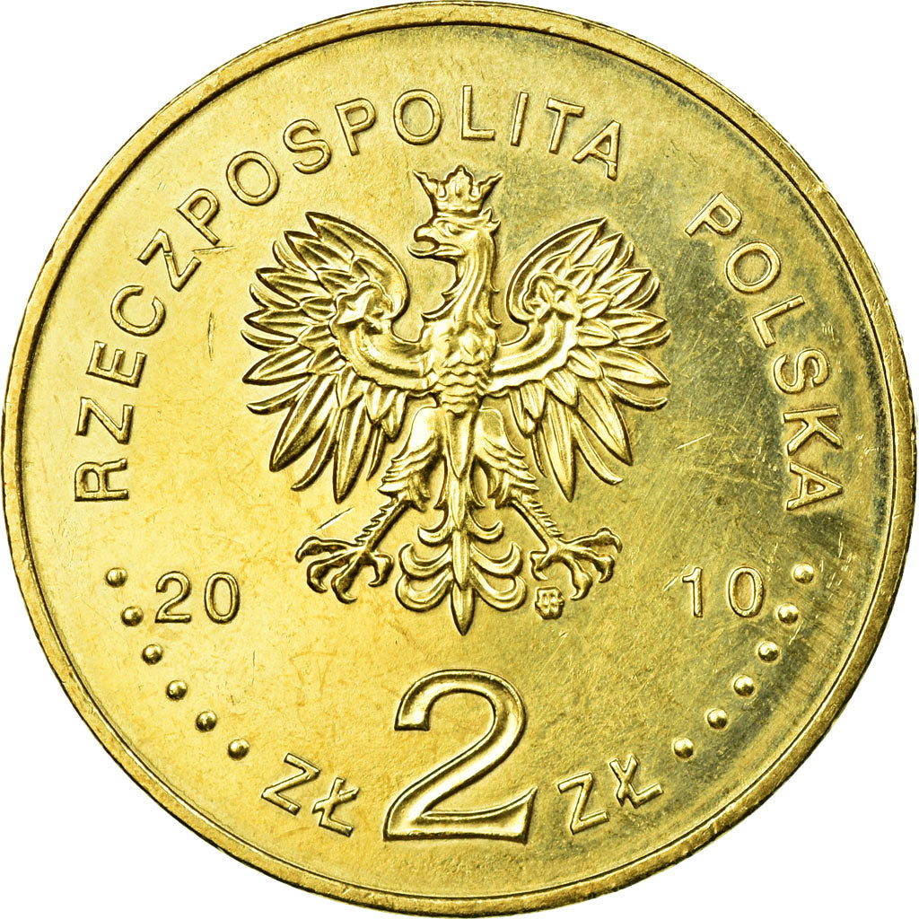 Moneta, Polonia, Battles of Grunwald and Kluszyn, 2 Zlote, 2010, Warsaw, BB