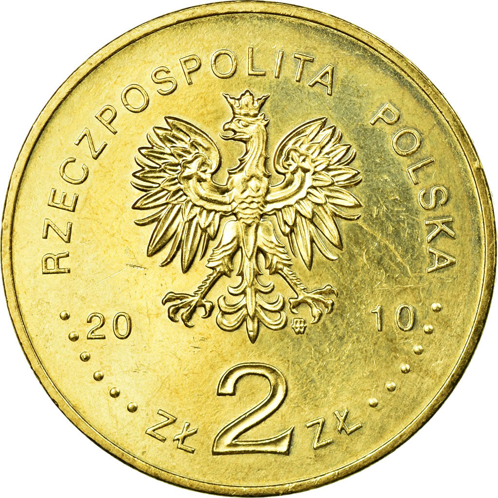 Monnaie, Pologne, August of 1980, 2 Zlote, 2010, Warsaw, TTB, Laiton, KM:737