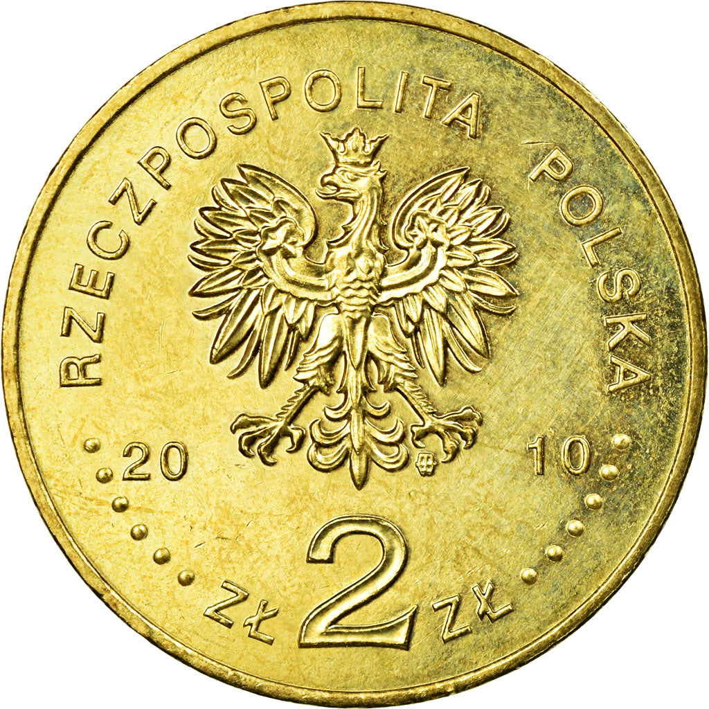 Coin, Poland, Polish Scouting Centennial, 2 Zlote, 2010, Warsaw, EF(40-45)