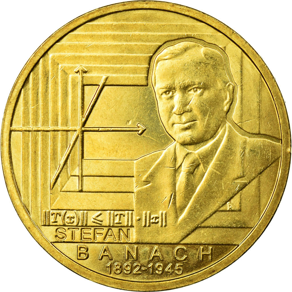 Monnaie, Pologne, Stefan Banach, 2 Zlote, 2012, Warsaw, TTB, Laiton, KM:817