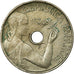 Coin, Spain, 25 Centimos, 1934, EF(40-45), Copper-nickel, KM:751
