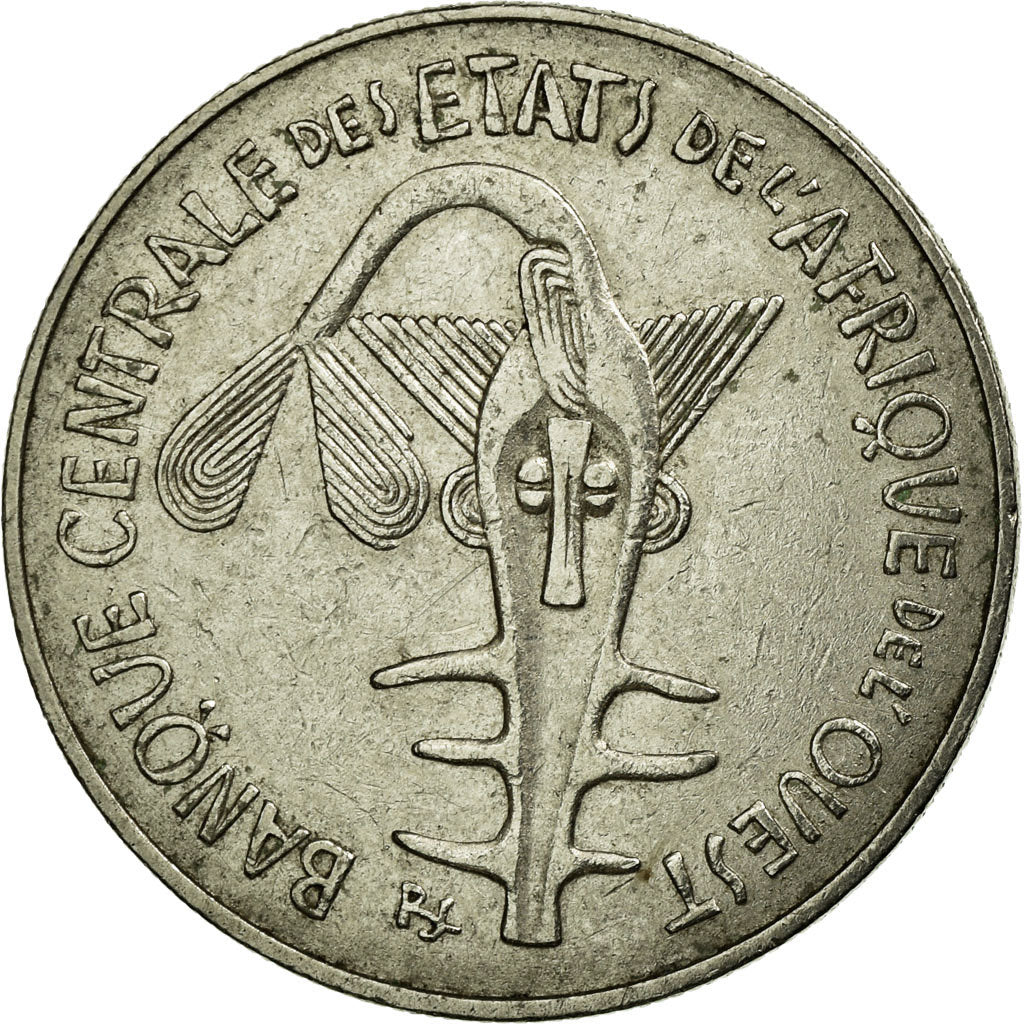 Munten, West Afrikaanse Staten, 100 Francs, 1984, ZF, Nickel, KM:4