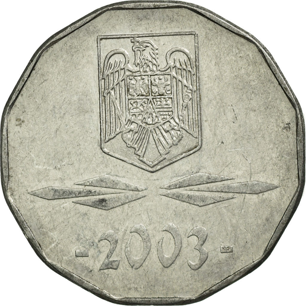 Moneda, Rumanía, 5000 Lei, 2003, Bucharest, MBC, Aluminio, KM:158