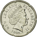 Moneta, Nuova Zelanda, Elizabeth II, 20 Cents, 2006, SPL-, Acciaio placcato