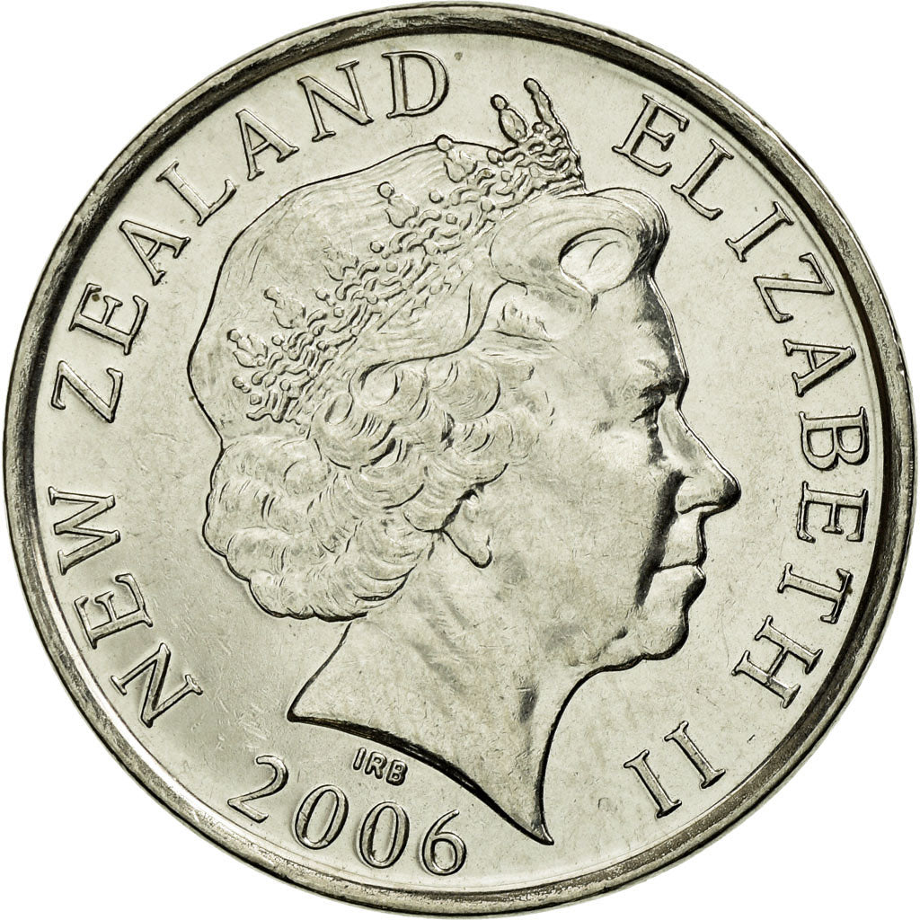 Monnaie, Nouvelle-Zélande, Elizabeth II, 50 Cents, 2006, SUP, Nickel plated