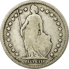Coin, Switzerland, Franc, 1887, Bern, VF(30-35), Silver, KM:24