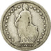 Coin, Switzerland, Franc, 1887, Bern, VF(30-35), Silver, KM:24