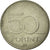 Moneta, Węgry, 50 Forint, 2001, Budapest, VF(30-35), Miedź-Nikiel, KM:697