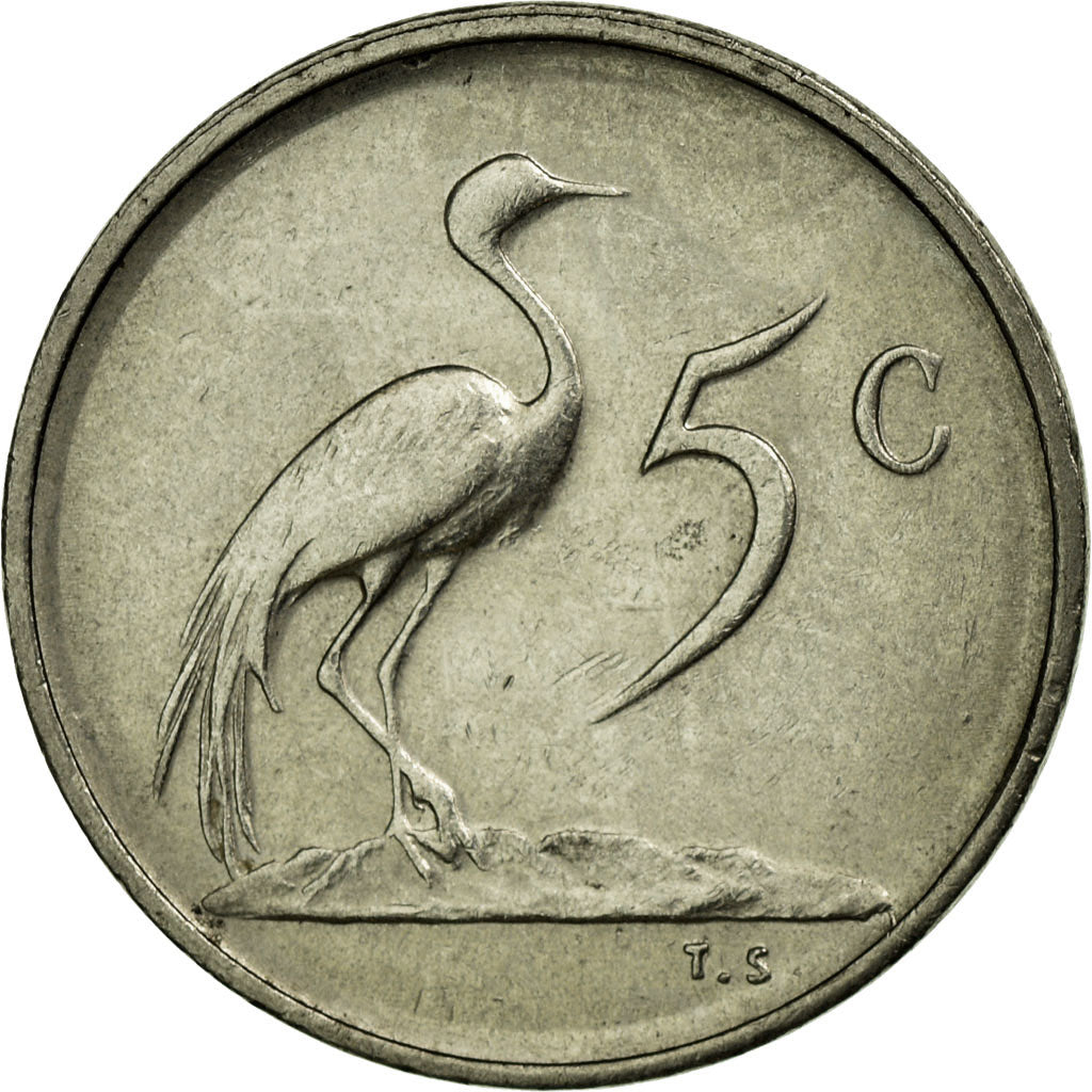 Coin, South Africa, 5 Cents, 1979, AU(55-58), Nickel, KM:100