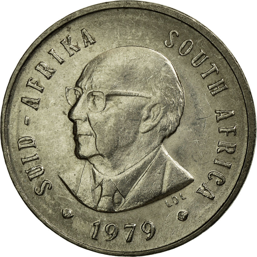 Monnaie, Afrique du Sud, 5 Cents, 1979, TTB, Nickel, KM:100