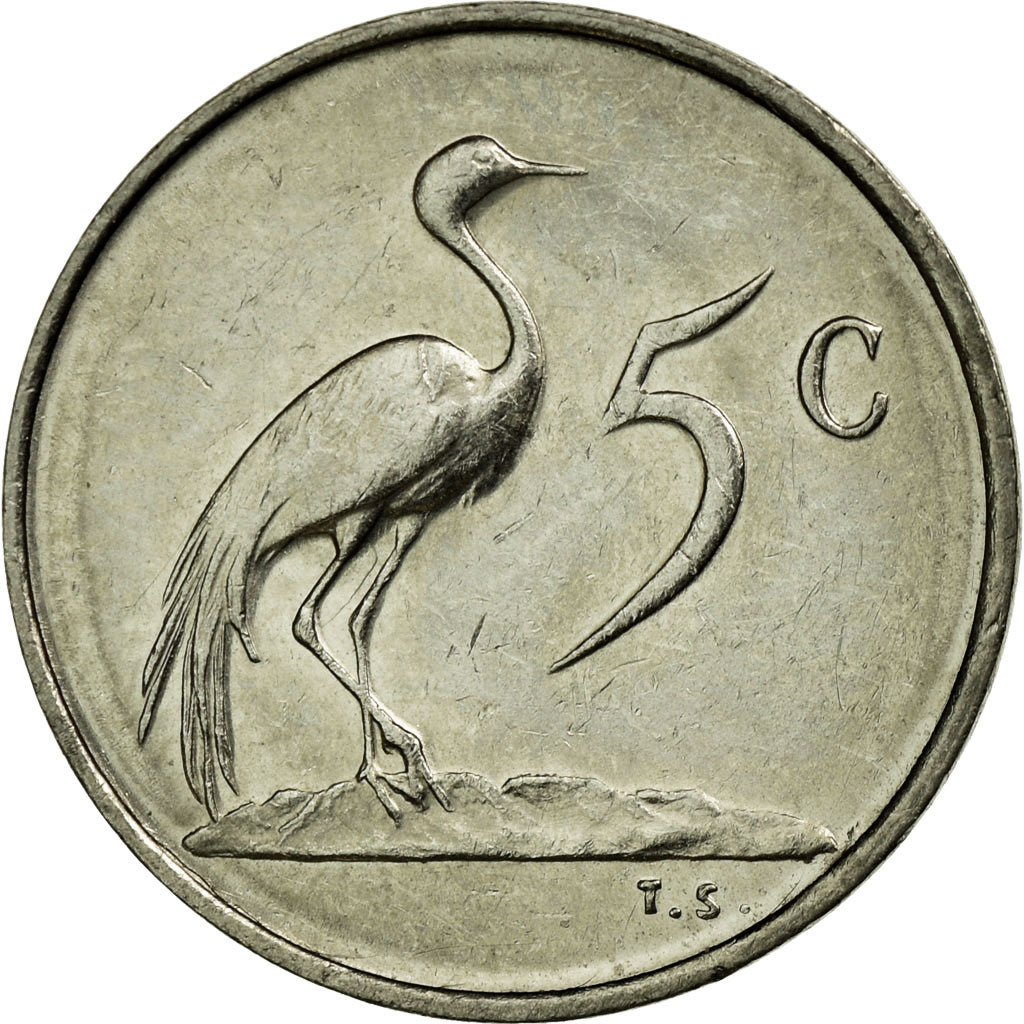 Coin, South Africa, 5 Cents, 1979, VF(30-35), Nickel, KM:100