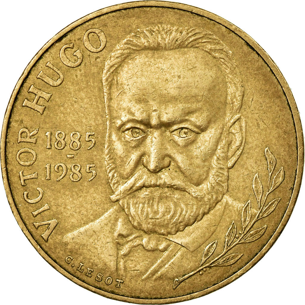 Coin, France, Victor Hugo, 10 Francs, 1985, Paris, VF(30-35), Nickel-Bronze