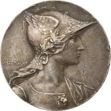 Francja, Medal, Marianne Casquée, France, Rivet, AU(50-53), Srebro