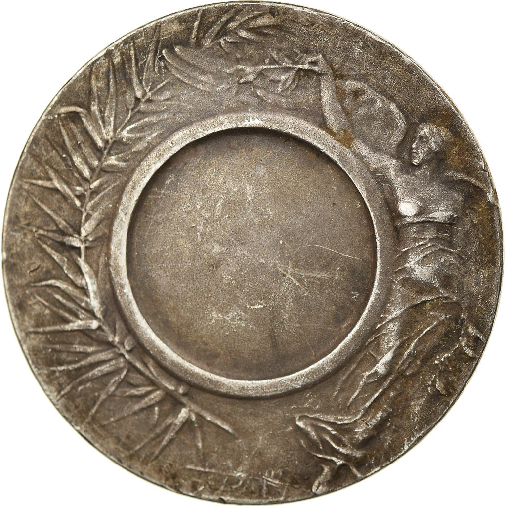 Francja, Medal, Marianne Casquée, France, Rivet, AU(50-53), Srebro