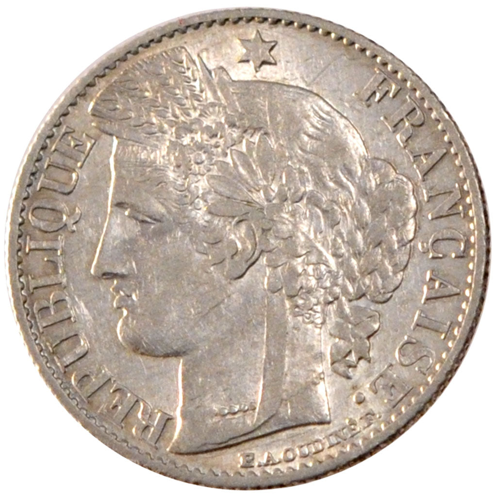 Coin, France, Cérès, 50 Centimes, 1894, Paris, AU(55-58), Silver, KM:834.1