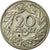 Moeda, Polónia, 20 Groszy, 1923, Warsaw, VF(30-35), Níquel, KM:12
