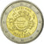 Nederland, 2 Euro, 10 ans de l'Euro, 2012, ZF, Bi-Metallic, KM:308