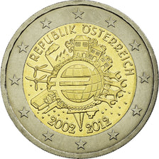 Monnaie, Autriche, Euro Coinage, 10th Anniversary, 2 Euro, 2012, Vienna, SUP